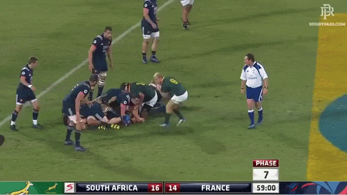 Serfontein Grubber Kick (v France - Test 1)