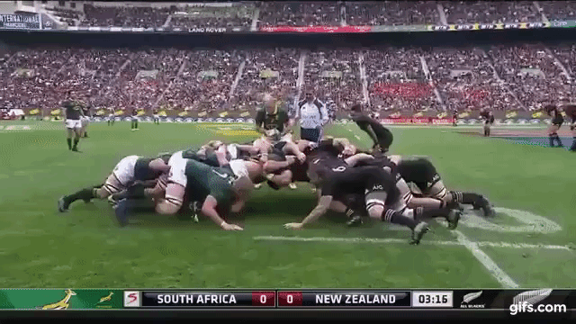 Springbok Scrum (v NZ - Test 2)