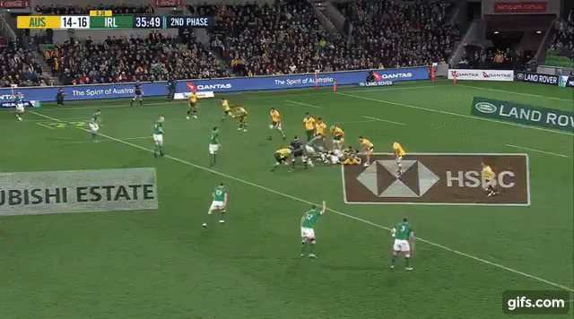 Ire Cross-Field Kick 1 (v Aus 2018)