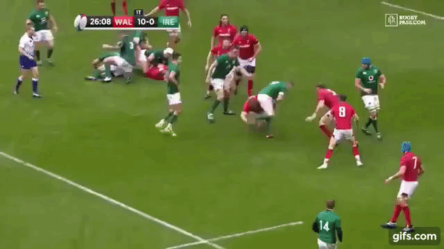 Ire Slow Ruck Ball 1 (v Wal 2019)