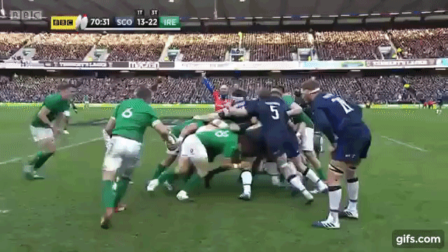 Ire Botched Lineout Maul (v Sco 2019)