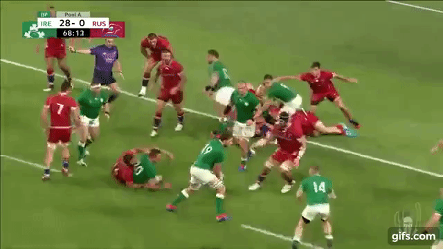 Ire Offload - Knock-On (v Rus 2019)