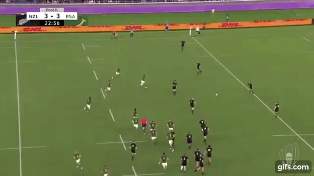NZ Shallow Kick 3 (v SA RWC 2019)